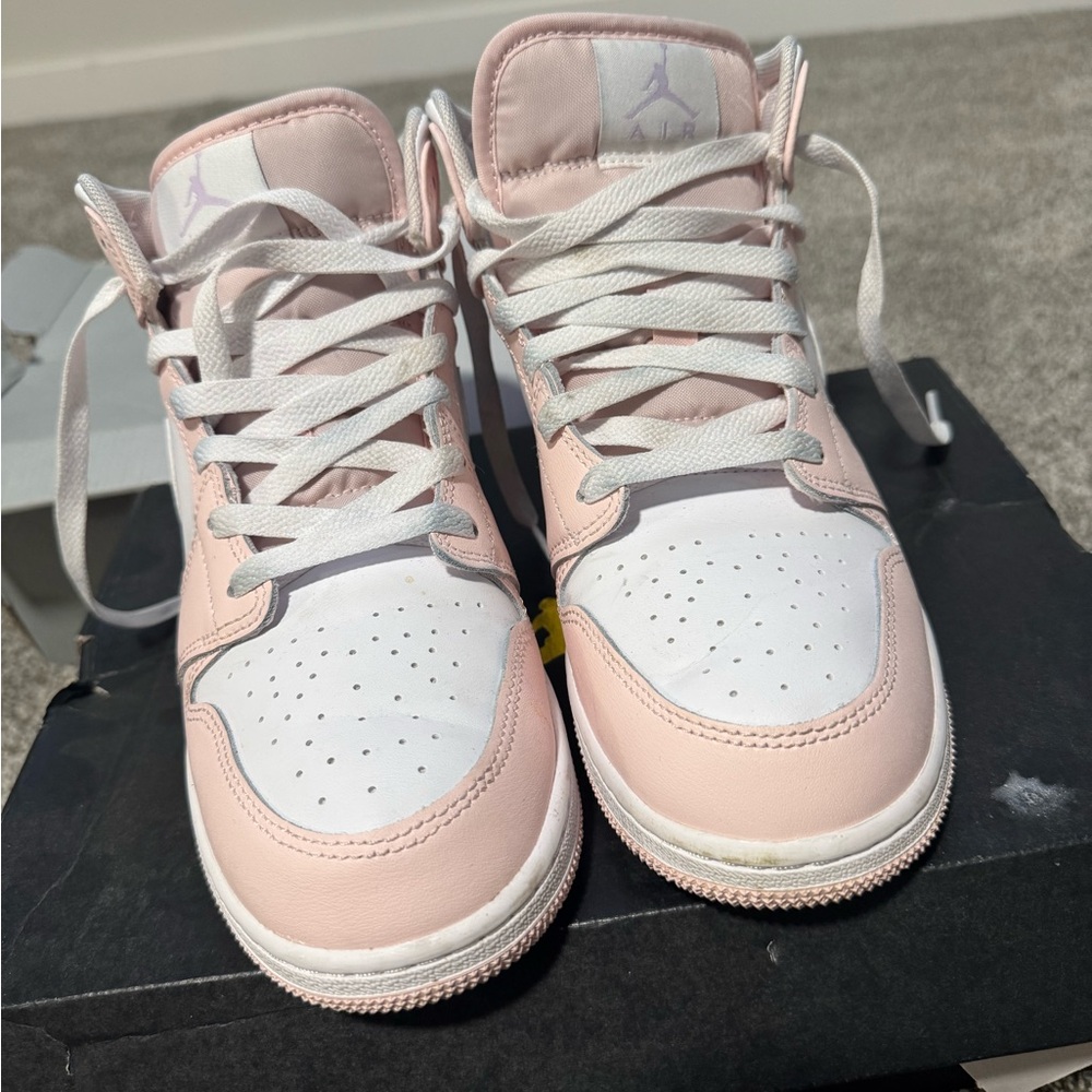 Kids Pink and White Sneakers